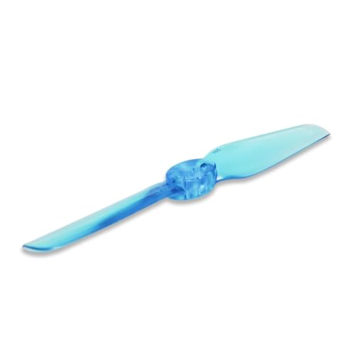 LOFLRCFE HQProp T65mm-PC 2 Zoll 2-Blatt Polycarbonat Propeller 3-Loch 1,5mm Halterung for Mini T-ohpi FPV(T65MM 5Pairs Blue) von LOFLRCFE