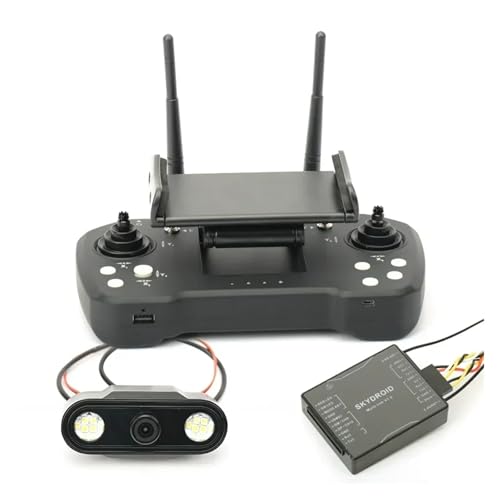 LOFLRCFE T12 2,4 GHz 12CH Fernbedienung mit R12 Empfänger/Mini Kamera/20km Digitale Karte Übertragung for Anlage Schutz Maschine(T12 Set 2) von LOFLRCFE