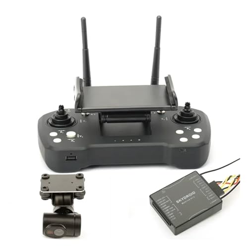 LOFLRCFE T12 2,4 GHz 12CH Fernbedienung mit R12 Empfänger/Mini Kamera/20km Digitale Karte Übertragung for Anlage Schutz Maschine(T12 Set 3) von LOFLRCFE