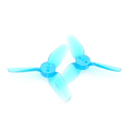 LOFLRCFE T2x2x3-PC 2 Zoll 3-Blatt-Propeller (2CW+2CCW) for Ti W-oo FPV-Drohnen(T2X2X3 Blue 2Pairs) von LOFLRCFE