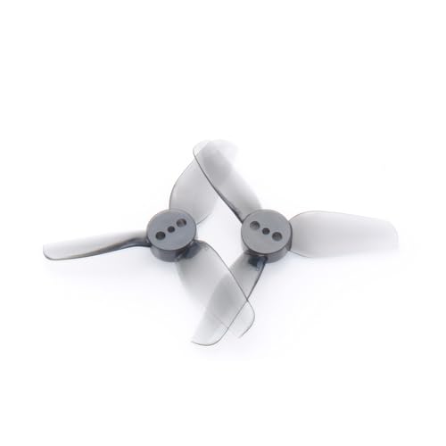 LOFLRCFE T2x2x3-PC 2 Zoll 3-Blatt-Propeller (2CW+2CCW) for Ti W-oo FPV-Drohnen(T2X2X3 Grey 2Pairs) von LOFLRCFE