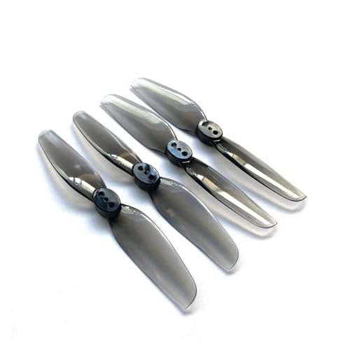LOFLRCFE T3x2 HQ3020 3 Zoll 2-Blatt-Propeller Racing for T-othpi FPV-Drohnen(T3X2 2Pairs Grey) von LOFLRCFE