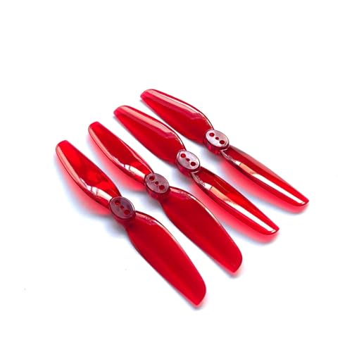 LOFLRCFE T3x2 HQ3020 3 Zoll 2-Blatt-Propeller Racing for T-othpi FPV-Drohnen(T3X2 2Pairs Red) von LOFLRCFE