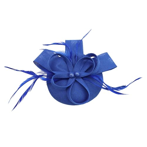 LOFOTU Fascinator und Kopf-Haarnadel-Set für Damen, Perlendekoration, Hut, elegantes Haar-Accessoire für Hochzeiten und Mottopartys, bequem, den ganzen Tag über zu tragen von LOFOTU