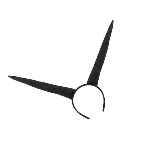 LOFOTU Make-up-Stirnbänder, bequemer Stoff, Hörner, schwarze Ohren, Stirnbänder für Cosplay-Veranstaltungen von LOFOTU