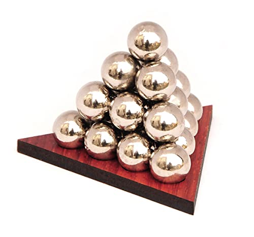 Kugelpyramide - Geduldspiel aus Metall - Schwierigkeitsgrad 5/6 Unglaublich - Jean Claude Constantin von LOGICA GIOCHI