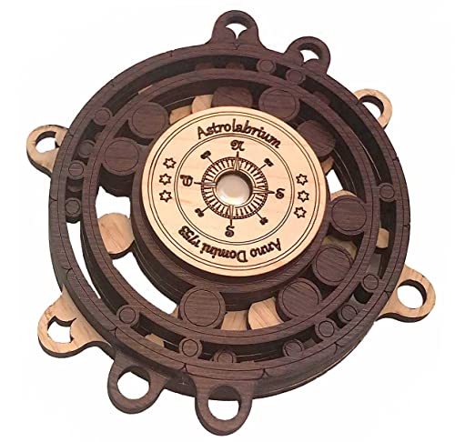 Logica Speiel Art. Das Astrolabium - Geduldspiel aus Holz - Schwierigkeit 4/6 Extrem und 5/6 Unglaublich - Serie Star Adventures von LOGICA GIOCHI