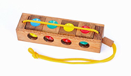 Logica Spiele Art. Ampel - Denkspiele aus Holz 3 In 1 - Holzspielzeug Für Kinder - Schwierigkeit 2/6 Mittel - Knobelspiel - Geduldspiel - Euklid Serie Logica Spiele Art. Ampel - Denkspiele aus Holz 3 In 1 - Holzspielzeug Für Kinder - Schwierigkeit 2/6 Mittel - Knobelspiel - Geduldspiel - Euklid Serie von LOGICA GIOCHI