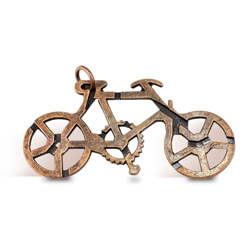 Logica Spiele Art. Amsterdam Fahrrad - Metallpuzzle - Schwierigkeitsgrad 3/6 Shwerig - Cast Puzzle - Resiseserie von LOGICA GIOCHI