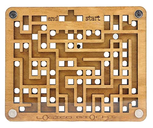 Logica Spiele Art. Das Labyrinth Von Cnosso - Labyrinth aus Holz - Schwierigkeitsgrad 5/6 Unglaublich - Serie Euclide von LOGICA GIOCHI