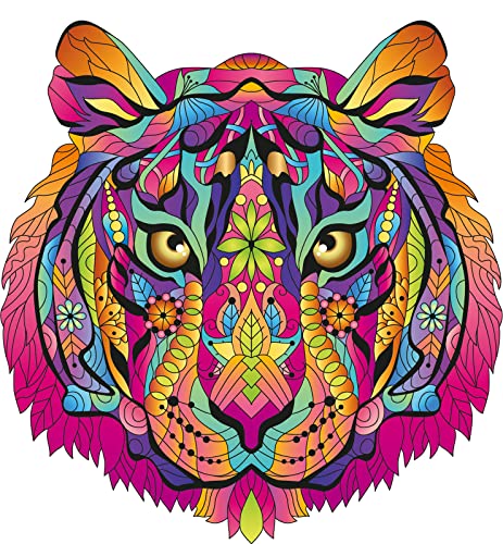 Logica Spiele Art. Der Tiger - Mandala Puzzles - Puzzle aus Holz - Innovative Formpuzzles - 26,9 x 28 cm - 139 Stücke Logica Spiele Art. Der Tiger - Mandala Puzzles - Puzzle aus Holz - Innovative Formpuzzles - 26,9 x 28 cm - 139 Stücke von LOGICA GIOCHI