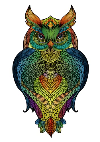 Logica Spiele Art. Die Eule - Mandala Puzzles - Puzzle aus Holz - Innovative Formpuzzles - 22,8 x 40 cm - 137 Stücke Logica Spiele Art. Die Eule - Mandala Puzzles - Puzzle aus Holz - Innovative Formpuzzles - 22,8 x 40 cm - 137 Stücke von LOGICA GIOCHI