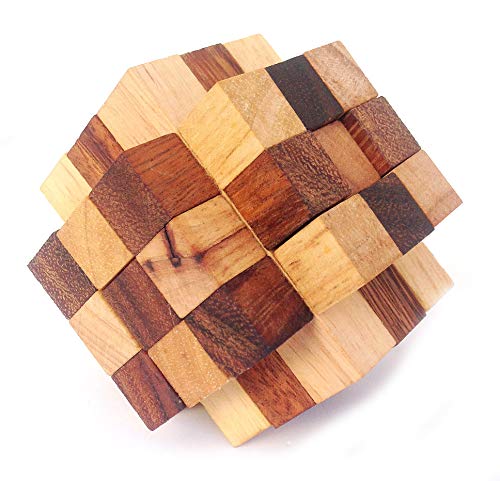 Logica Spiele Art. Die Rochade - 3D Denkspiel aus Edlem Holz - Schwierigkeit 4/6 Extrem - Knobelspiel - Geduldspiel - Leonardo da Vinci Kollektion Logica Spiele Art. Die Rochade - 3D Denkspiel aus Edlem Holz - Schwierigkeit 4/6 Extrem - Knobelspiel - Geduldspiel - Leonardo da Vinci Kollektion von LOGICA GIOCHI