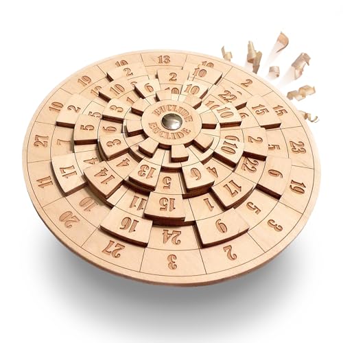 Logica Spiele Art. Euklid - Unglaubliches Mathematisches Denkspiel aus Holz - Schwierigkeit 4/6 Extrem - Knobelspiel - Geduldspiel Logica Spiele Art. Euklid - Unglaubliches Mathematisches Denkspiel aus Holz - Schwierigkeit 4/6 Extrem - Knobelspiel - Geduldspiel von LOGICA GIOCHI
