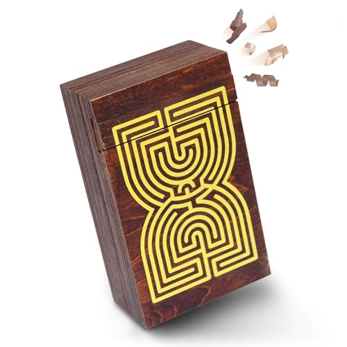 Logica Spiele Art. Labyrinth Puzzle Box - Geheimschachtel - Schwierigkeit 5/6 Unglaublich - Geschenkbox - Denkspiel aus Holz - Knobelspiel - Geduldspiel - Leonardo da Vinci Kollektion Logica Spiele Art. Labyrinth Puzzle Box - Geheimschachtel - Schwierigkeit 5/6 Unglaublich - Geschenkbox - Denkspiel aus Holz - Knobelspiel - Geduldspiel - Leonardo da Vinci Kollektion von LOGICA GIOCHI