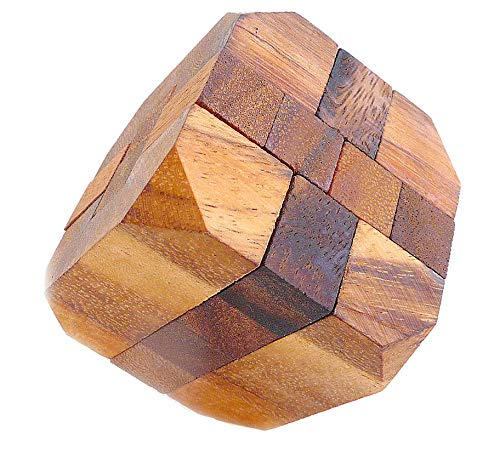 Logica Spiele Art. Mini-Diamant - 3D-Denkspiel - Schwierigkeit 4/6 Extrem - Knobelspiel - Geduldspiel aus Holz - Leonardo da Vinci Kollektion Logica Spiele Art. Mini-Diamant - 3D-Denkspiel - Schwierigkeit 4/6 Extrem - Knobelspiel - Geduldspiel aus Holz - Leonardo da Vinci Kollektion von LOGICA GIOCHI