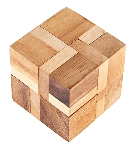 Logica Spiele Art. Mysterium - 3D-Puzzle aus Holz - Schwierigkeit: 5/6 Unglaubich - Leonardo da Vinci-Series von LOGICA GIOCHI