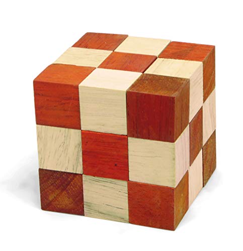 Logica Spiele Art. Orange Schlangenwürfel - 3D Denkspiel aus Holz - Schwierigkeit 4/6 Extrem - Knobelspiel - Geduldspiel - Leonardo da Vinci Kollektion Logica Spiele Art. Orange Schlangenwürfel - 3D Denkspiel aus Holz - Schwierigkeit 4/6 Extrem - Knobelspiel - Geduldspiel - Leonardo da Vinci Kollektion von LOGICA GIOCHI
