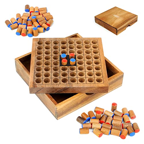 Logica Spiele Art. Othello - Reversi - Brettspiel aus Edlem Holz - Strategiespiel für 2 Personen - Reiseversion Logica Spiele Art. Othello - Reversi - Brettspiel aus Edlem Holz - Strategiespiel für 2 Personen - Reiseversion von LOGICA GIOCHI