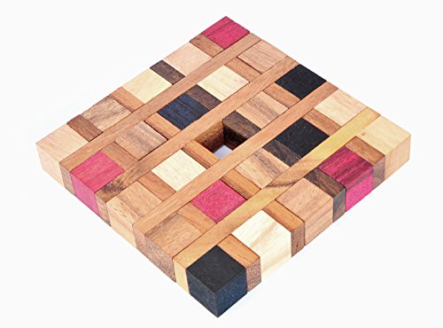 Logica Spiele Art. Parquet - Denkspiel aus Holz - Schwierigkeit 4/6 Extrem - Knobelspiel - Geduldspiel - Leonardo da Vinci Kollektion Logica Spiele Art. Parquet - Denkspiel aus Holz - Schwierigkeit 4/6 Extrem - Knobelspiel - Geduldspiel - Leonardo da Vinci Kollektion von LOGICA GIOCHI