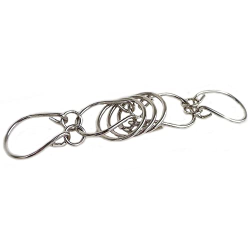 Logica Spiele Art. Prager Kette - Metallpuzzle - Schwierigkeit 3/6 Schwierig - Knobelspiel - Denkspiel Logica Spiele Art. Prager Kette - Metallpuzzle - Schwierigkeit 3/6 Schwierig - Knobelspiel - Denkspiel von LOGICA GIOCHI