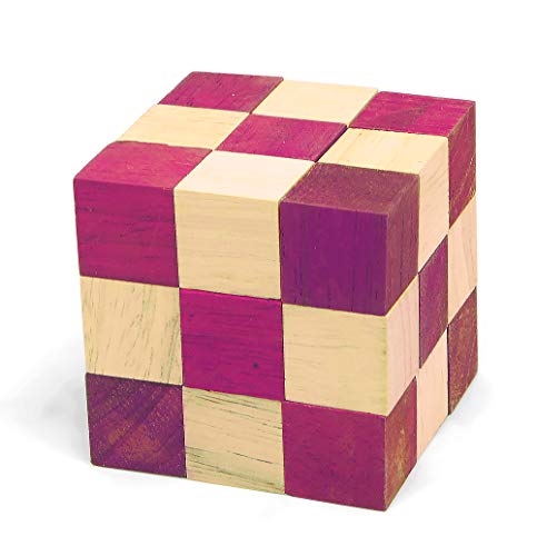 Logica Spiele Art. Rot Schlangenwürfel - 3D Denkspiel aus Holz - Schwierigkeit 4/6 Extrem - Knobelspiel - Geduldspiel - Leonardo da Vinci Kollektion Logica Spiele Art. Rot Schlangenwürfel - 3D Denkspiel aus Holz - Schwierigkeit 4/6 Extrem - Knobelspiel - Geduldspiel - Leonardo da Vinci Kollektion von LOGICA GIOCHI