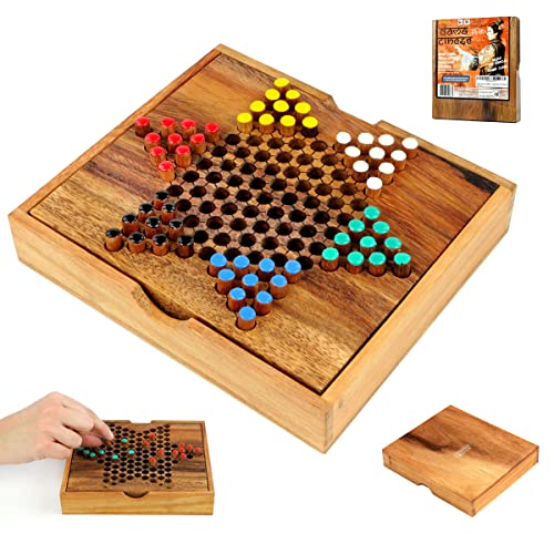 Logica Spiele Art. Sternhalma - Brettspiel aus Edlem Holz - Mehrspieler Strategiespiel - Reiseversion Logica Spiele Art. Sternhalma - Brettspiel aus Edlem Holz - Mehrspieler Strategiespiel - Reiseversion von LOGICA GIOCHI