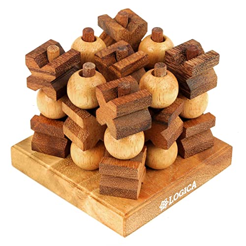Logica Spiele Art. Tic-Tac-Toe 3D - Holz Spiel - Strategiespiel - Brettspiele aus Edlem Holz Logica Spiele Art. Tic-Tac-Toe 3D - Holz Spiel - Strategiespiel - Brettspiele aus Edlem Holz von LOGICA GIOCHI