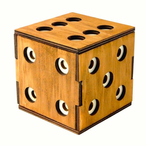 Logica Spiele Art. Würfel Geheimbox - Geheimschachtel - Schwierigkeit 5/6 Unglaublich - Geschenkbox - Denkspiel - Knobelspiel - Leonardo da Vinci Kollektion von LOGICA GIOCHI