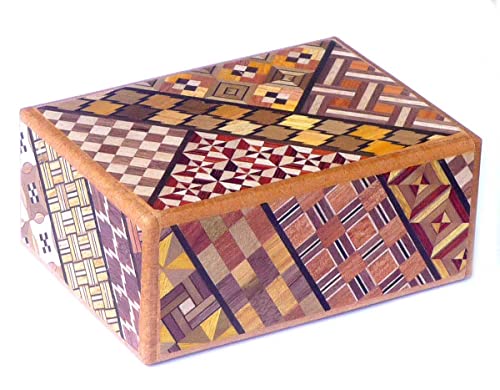 Logica Spiele Art. Yosegi Schrein 4 Schritten - Japanischer Geheimschachtel - Geschenkbox - Knobelspiel von LOGICA GIOCHI