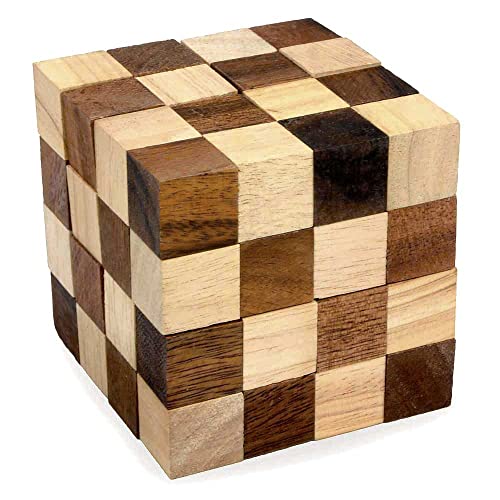 Logica Spiele Art. Anaconda - 3D Denskspiel aus Edlem Holz - Schwierigkeit 5/6 Unglaublich - Knobelspiel - Geduldspiele - Experte Schlange Puzzle - Leonardo da Vinci Kollektion Logica Spiele Art. Anaconda - 3D Denskspiel aus Edlem Holz - Schwierigkeit 5/6 Unglaublich - Knobelspiel - Geduldspiele - Experte Schlange Puzzle - Leonardo da Vinci Kollektion von LOGICA GIOCHI
