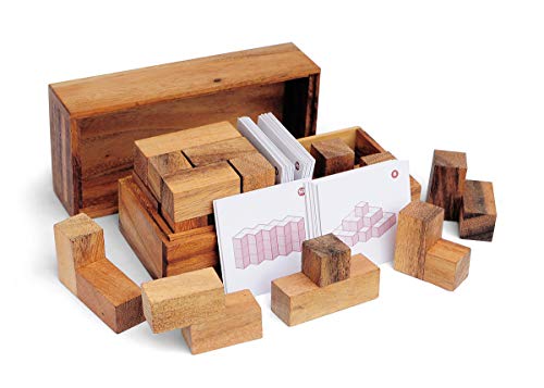 Logica Spiele Art. Die Ziegel von Da Vinci Doppel - Denkspiel aus Holz 50 In 1 - Gemischte Schwierigkeiten - Lernspiel - Knobelspiel - Geduldspiel - Soma Würfel - Leonardo da Vinci Kollektion Logica Spiele Art. Die Ziegel von Da Vinci Doppel - Denkspiel aus Holz 50 In 1 - Gemischte Schwierigkeiten - Lernspiel - Knobelspiel - Geduldspiel - Soma Würfel - Leonardo da Vinci Kollektion von LOGICA GIOCHI