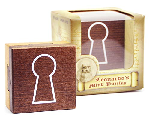 Logica Spiele Art. Dovetail Puzzle Box - Geheimschachtel - Schwierigkeit 3/6 Schwer - Geschenkbox - Denkspiel aus Holz - Knobelspiel - Geduldspiel - Leonardo da Vinci Kollektion von LOGICA GIOCHI