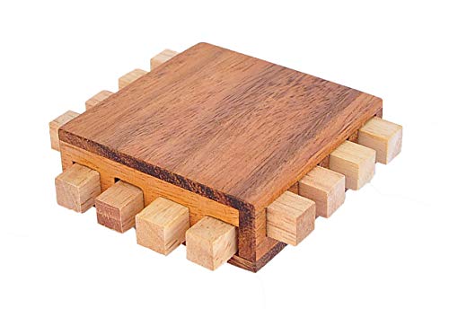 Logica Spiele Art. Prozessor - 3D Denkspiel aus Holz - Schwierigkeit 3/6 Schwierig - Knobelspiel - Geduldspiel - Leonardo da Vinci Kollektion Logica Spiele Art. Prozessor - 3D Denkspiel aus Holz - Schwierigkeit 3/6 Schwierig - Knobelspiel - Geduldspiel - Leonardo da Vinci Kollektion von LOGICA GIOCHI