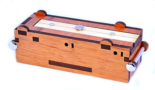 Streichholzbox - Geheimbox aus Holz – Schwierigkeitsgrad 4/6 Extrem – Jean-Claude Constantin von LOGICA GIOCHI