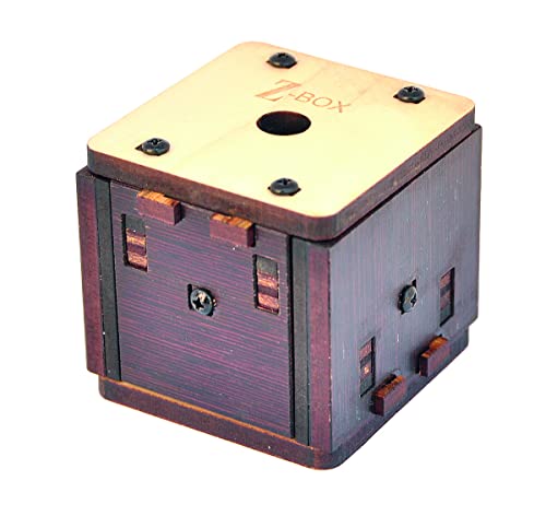Z Box – Geheime Box aus Holz – Schwierigkeit 4/6 Extreme – Denkspiel von Jean-Claude Constantin Z Box – Geheime Box aus Holz – Schwierigkeit 4/6 Extreme – Denkspiel von Jean-Claude Constantin von LOGICA GIOCHI