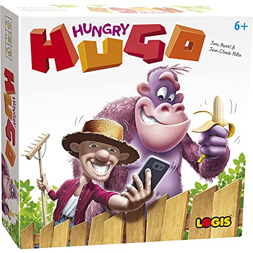 Das Brettspiele Hungry Hugo I Spielen und Lernen Für Kinder, Lernspiel Für 2 bis 4 Spieler ab 6 Jahren I Das Spiel Hilft Taktisches Denken zu Entwickeln, Lehrt Gute Entscheidungen zu Treffen von LOGIS