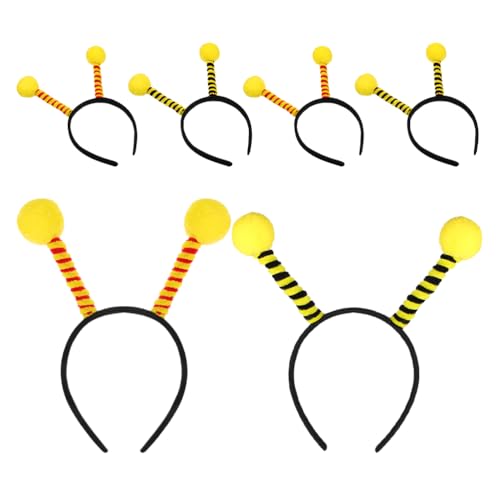 LOGOFUN 6pcs Bee Tentakel Stirnband Halloween Party Tier Kopfschmuck Karneval Haarschmuck für Frauen Mädchen Bühnenauftritt Kostüm Dekoration LOGOFUN 6pcs Bee Tentakel Stirnband Halloween Party Tier Kopfschmuck Karneval Haarschmuck für Frauen Mädchen Bühnenauftritt Kostüm Dekoration von LOGOFUN