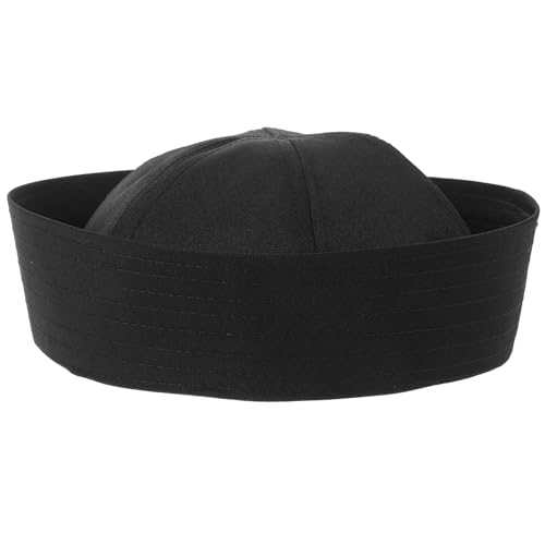 LOGOFUN Kapitän Hut Matrosenhut Verstellbare Seemütze Marine Matrosenmütze Lustige Foto Requisite für Cosplay Party Kostüm Zubehör - Schwarz LOGOFUN Kapitän Hut Matrosenhut Verstellbare Seemütze Marine Matrosenmütze Lustige Foto Requisite für Cosplay Party Kostüm Zubehör - Schwarz von LOGOFUN
