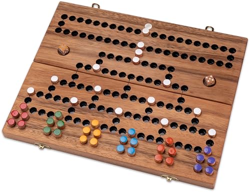 LOGOPLAY Blockade für 2 bis 6 Spieler mit Metallverschluss - Spielfeld 26 x 33 cm zusammenklappbar von LOGOPLAY