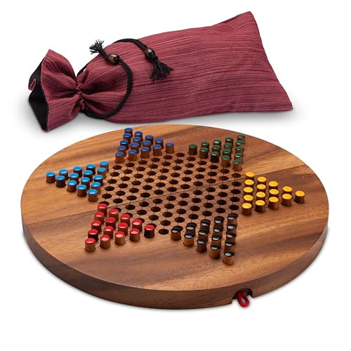 LOGOPLAY Halma Gr. XL für 2 bis 6 Spieler mit Stoffbeutel - Spielfeld 31 cm rund - 6 x 15 Spielstecker LOGOPLAY Halma Gr. XL für 2 bis 6 Spieler mit Stoffbeutel - Spielfeld 31 cm rund - 6 x 15 Spielstecker von LOGOPLAY