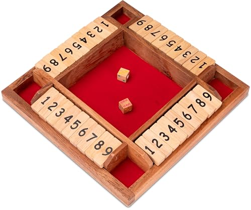 LOGOPLAY Jackpot für 4 Spieler - Spielbox 22 x 22 cm - Shut The Box LOGOPLAY Jackpot für 4 Spieler - Spielbox 22 x 22 cm - Shut The Box von LOGOPLAY