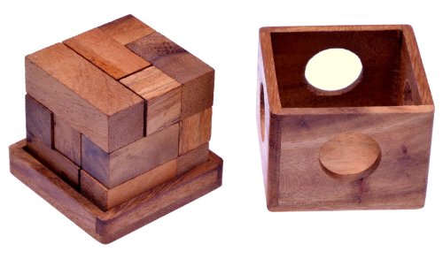 Soma Würfel Gr. S - 3D Puzzle - Lernspiel - Denkspiel - Knobelspiel - Geduldspiel - Logikspiel im Holzkasten Soma Würfel Gr. S - 3D Puzzle - Lernspiel - Denkspiel - Knobelspiel - Geduldspiel - Logikspiel im Holzkasten von LOGOPLAY