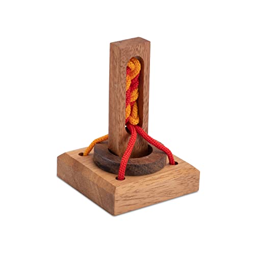 Verrückter Ring - Schnurpuzzle - Denkspiel - Knobelspiel - Geduldspiel - Logikspiel aus Holz Verrückter Ring - Schnurpuzzle - Denkspiel - Knobelspiel - Geduldspiel - Logikspiel aus Holz von LOGOPLAY
