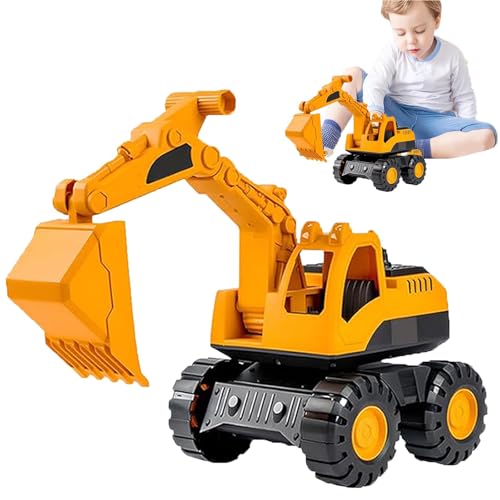 LOHOM Sandspielzeug Bagger Sandkasten,Verwendung Kipplaster Bagger Strandspielzeug Auto,Reifen aus Softmaterial,Spielstabil Sandspielzeug ab 1-5 Jahr Mädchen Junge Sommerspielzeug (1 PCS) von LOHOM