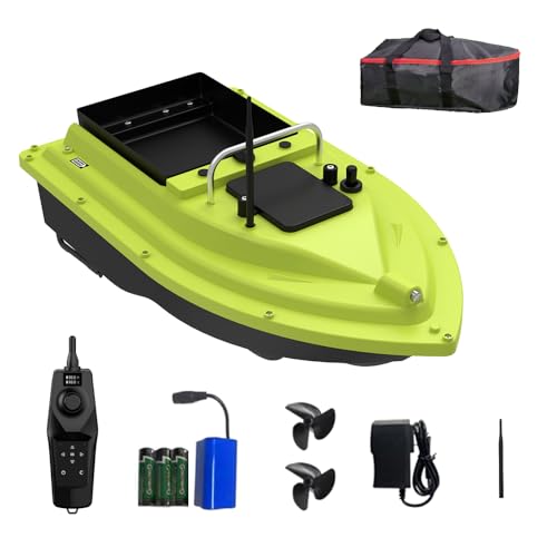 Ferngesteuertes Angelköderboot mit großem Köderbehälter, 2 kg Tragkraft, Messung von Wassertemperatur und -tiefe, automatische Fahrt/Rückkehr/Kurskorrektur mit leuchtender Kontrollleuchte, geeignet fü Ferngesteuertes Angelköderboot mit großem Köderbehälter, 2 kg Tragkraft, Messung von Wassertemperatur und -tiefe, automatische Fahrt/Rückkehr/Kurskorrektur mit leuchtender Kontrollleuchte, geeignet fü von LOKEEVAN