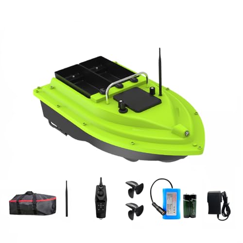LOKEEVAN Ferngesteuertes Futterboot, Angelköderboot mit 2 Köderbehältern, 2 kg Nutzlast, GPS-Positionssuche, automatische Kreuzfahrt/Rückkehr/Kurskorrektur, Fernbedienung mit 3 Anzeigen (12000mAh) LOKEEVAN Ferngesteuertes Futterboot, Angelköderboot mit 2 Köderbehältern, 2 kg Nutzlast, GPS-Positionssuche, automatische Kreuzfahrt/Rückkehr/Kurskorrektur, Fernbedienung mit 3 Anzeigen (12000mAh) von LOKEEVAN