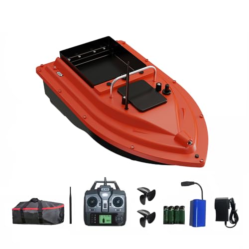 LOKEEVAN Ferngesteuertes Futterboot für Angeln mit großem Köderbehälter, 1,5 kg Tragkraft, GPS-Ortung, automatische Kurssteuerung/Rückkehr/Kurskorrektur, mit Nachtleuchtanzeige, geeignet für Teiche LOKEEVAN Ferngesteuertes Futterboot für Angeln mit großem Köderbehälter, 1,5 kg Tragkraft, GPS-Ortung, automatische Kurssteuerung/Rückkehr/Kurskorrektur, mit Nachtleuchtanzeige, geeignet für Teiche von LOKEEVAN