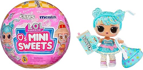 LOL SURPRISE Loves Mini Sweets S2 Sammelpuppe - mit 8 Überraschungen - inkl. Accessoires & Candy Puppe inspiriert von Süßigkeiten - Geschenk für Kinder ab 4 Jahren von LOL SURPRISE