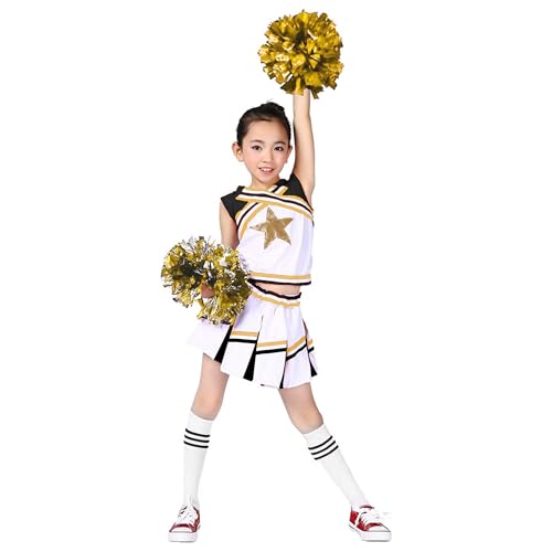 LOLANTA Cheerleader-Kostüm für Mädchen, Halloween, Cosplay, Cheerleader-Team, Sport, Schwarz, Größe 36-38 LOLANTA Cheerleader-Kostüm für Mädchen, Halloween, Cosplay, Cheerleader-Team, Sport, Schwarz, Größe 36-38 von LOLANTA